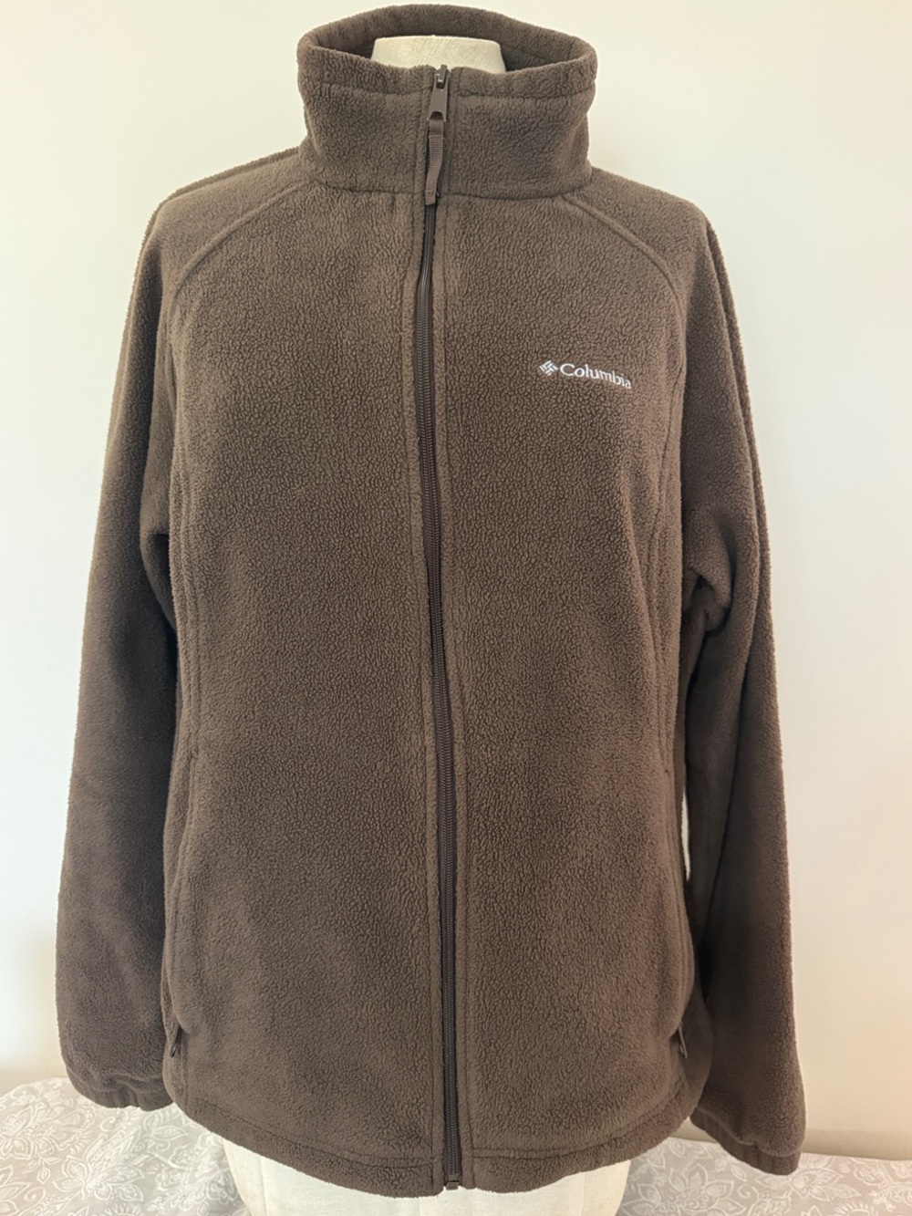 Columbia Women’s Brown Full-Zip Performance Fleece Jacket